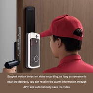 Video Doorbell 720P 140° Wide Angle Lens Night Vision Motion Detection Voice Intercom Wireless Video Doorbell Camera For Home