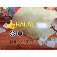 Bird's Nest Original High Content 21% Concentration Original HALAL Bird nest Rock Sugar Sarang Burung Ecolite Nest