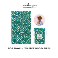Dock(Dog)&Bay ผ้าเช็ดตัวสัตว์เลี้ยง สี Wheres Woofy size L