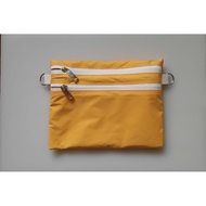 Travel Multi-Pocket Pouch Travel Organiser Currency Stationery Yellow Tagen