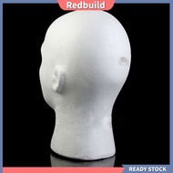 redbuild|  Male Mannequin Head Foam Wig Stand Manikin Head Wig Cap Holder for Store Salon Home
