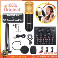 HomeBox SGBM-800 Clarity Full Set Condenser Microphone BM-800 With Stand Karaoke Recording Clear Int