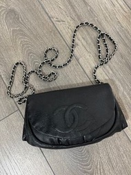 Chanel Vintage Woc 半月形鏈包