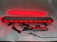 ไฟไซเรน ติดหลังคา รุ่น 1000L  หลอด LED ไม่มีลำโพง ยาว 120 cm ปรับสเต๊ปได้ 11 สเต๊ป