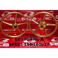 LC135 /SRL-Z SPORTRIM SP522 RCB 100% ORIGINAL 1.4/1.6×17 INCLUDE BERING BUSH （READY STOCK）