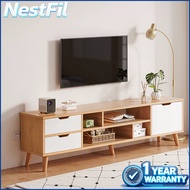 Wooden TV Cabinet/TV Media Storage Cabinet /Rak TV/Kabinet TV/Almari TV/ Console Kabinet TV(3FT/4FT/