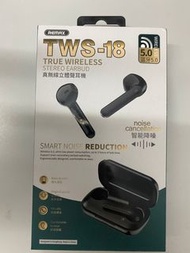 Remax  TWS-18 藍芽耳機(Wireless Earbuds)