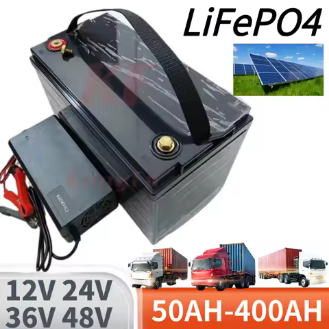 KF- Lifepo4 12V 24v 48v Battery 50ah 100ah 200ah 300ah 400ah Lithium for RV Solar Storage Back Up Po