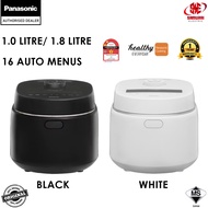 Panasonic Microcomputer Rice Cooker 1.0L SR-DM104KSK (BK) / 1.8L SR-DK184WSK (WH) & SR-DM184KSK (BK)