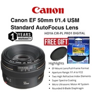 Canon 50mm F/1.4 USM ULTRASONIC HIGH SPEED AUTOFOCUS LENS F/1.4 50MM f/1.4 (GUARANTEE NEW & ORIGINAL