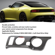 New Car Cup Holder Trim Carbon Fiber Center Console Water Cup Holder Frame Cover Interior Sticker fo