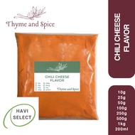 [POUCH] Chili Cheese Flavor Powder 25 50 100G (Fries/Wings Flavoring Powder) Seasoning