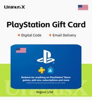 [ PSN สหรัฐอเมริกา ]USA 10$ ~100$ USD⚡Playstation eShop Gift Card⚡USA Playstation เติมเงินกระเป๋าสตา