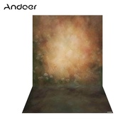 Andoer 1.5 * 2.1m/5 * 7ft Photography Background Brown Retro Wall Backdrop for DSLR Camera Photo Stu