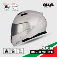 Gille Helmet SH-526 SP-GXR PLAIN Modular Motorcycle Helmets Open Face Dual Visor Free Iridium Lens