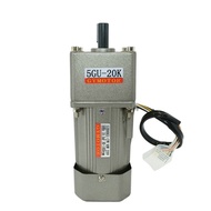 AC 220V 90W  2.25rpm - 38rpm Low Speed Single Phase Gear Motor, AC Regulated Speed Motor With Gearbo