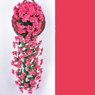 Artificial Flowers Imitating Violet Wall Hanging Vines