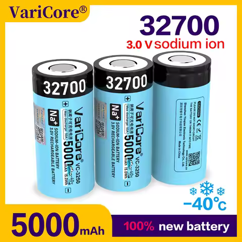 32700 battery 3.0V 5000mAh Sodium Ion rechargeable Battery Equipment Battery Power Battery VariCore-