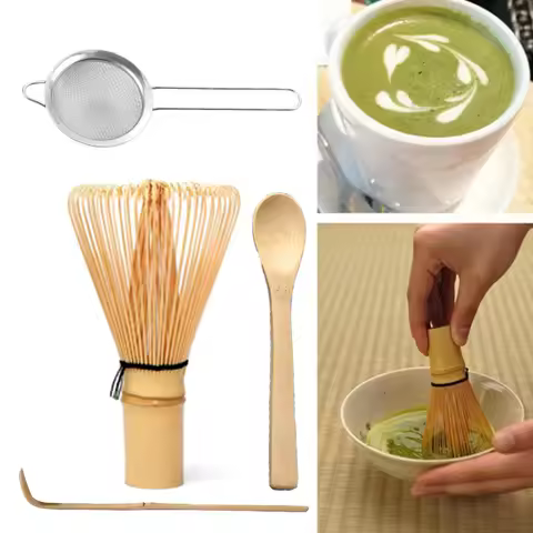 Matcha Whisk Set Includes Matcha Whisk and Scoop The Perfect Bamboo Whisk for Matcha Tea Japanese Te