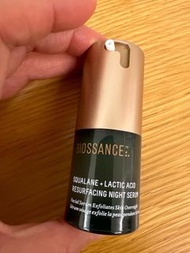 Biossance squalane lactic acid night serum