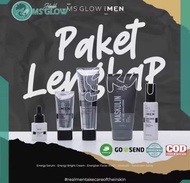 MS GLOW MEN Paket Perawatan Wajah Pria - Ms Glow Men - Skincare Ms Glow - Skincare Pria Original