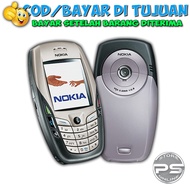 HP Nokia 6600 - Jadul - Single Sim - Bentuknya Unik - Fitur Lengkap - Legend