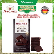 Hachez Chocolate 100g Cocoa d'Arrivala Classic 77% - Premium Dark Chocolate From Germany