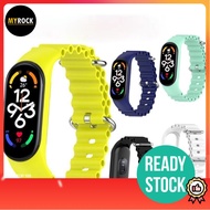 Ocean Watchband bracelet silicone Sport watch for Xiaomi Mi Band 8 7 6 5 4 3
