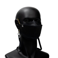 Flade Masker 4D , Flade Masker 3Ply , Masker Kain Distro , Black
