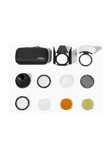 Godox AK-R1 Mini Flash Accessory Set Round Head Flash Lamp for AD200 AD200ProII V1 V1Pro V860III H20