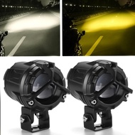 (Good quality) 65W Super bright S40 Plus car and motorbike light with yellow core and white 2 modes 