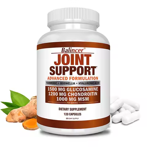 Glucosamine & Chondroitin & MSM 3-in-1 - Joint Health Support Supplement - Non-GMO, Vegetarian Capsu