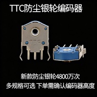 TTC Anti-dust Silver Wheel Encoder Gaming Mouse Roller Encoder High Precision Scale Clear High Preci