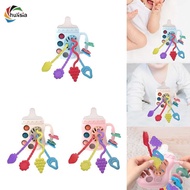 chulisia Hand Grip Rattle Toys Hand Bells Sensory Toy Hand Rattle Sound for 3 6 9 Month Babies Girl 