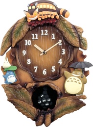 全新日版 官方產品 龍貓 主題曲 音樂掛牆鐘 Totoro Clock 32x45cm RHYTHM CITIZEN