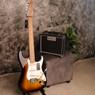 Saga Dazzles กีต้าร์ไฟฟ้า SSH เสียงดี บอดี้ poplar คอ Deep Carbonized Roasted Maple แถม กระเป๋า