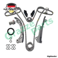 (19pc) Münster Timing Chain Kit Set Toyota Highlander Kluger 5 V GSU40 GSU45 GSU50 GSU55 3.5 V6 2GR-