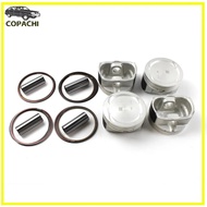 1set G4KG Engine Pistons&Rings Set +0.25 For HYUNDAI ILOAD IMAX Grand Starex  2.4L Engine Car Access