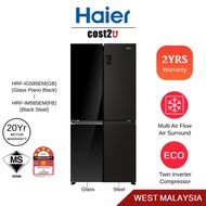 Haier 522L Inverter Multi Door Refrigerator | HRF-IG585EM(GB) HRF-IM585EM(FB) Side by Side Fridge Peti Ais Peti Sejuk