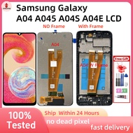 For Original  Samsung Galaxy A04 A045 A04S A04E LCD Display Screen With Frame Display Touch Screen