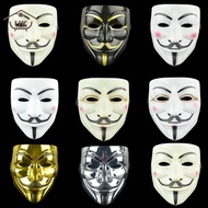 UK Anonymous Vendetta Guy Fawkes Hacker Face Mask Adults Halloween Fancy Party