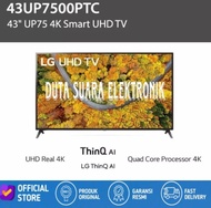 Terlaris Lg 43Up7500Ptc Smart Uhd Tv 4K 43Inch/Ai Thinq/Bluetooth/Ai
