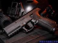 【阿盛生存遊戲工作室】KJ STEYR L9-A2 授權刻字版 黑色 半金屬 CO2短槍