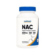 Nutricost NAC 600 mg – N‑Acetyl L‑Cysteine bền vững cho thải độc gan hỗ trợ hô hấp & tăng glutathion