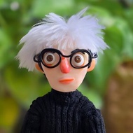 Art doll Andy Wahol Artist OOAK doll creature Figures Handmade doll