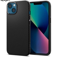 Spigen Liquid Air Case iphone 13 6.1 - Original Fit Black Soft Armor Casing