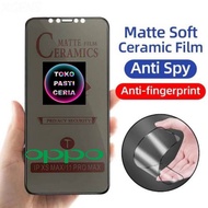 TEMPERED CERAMIC PRIVACY ANTI SPY OPPO C30S F9 F11 PRO A1K C2 A37 NEO9 A12 A15 A16 A31 A32 A52 A53 A