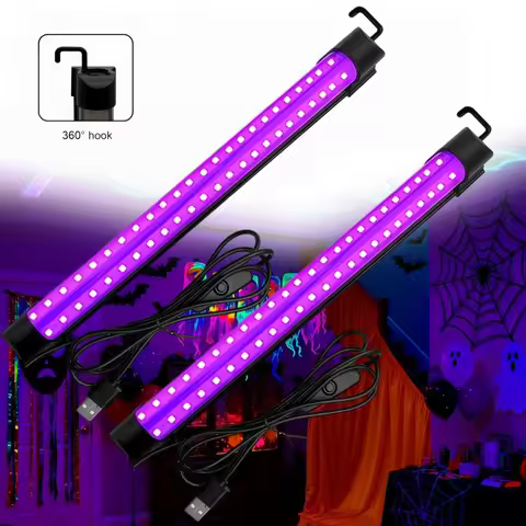 Black Light Tube 5W/10W USB Plug UV LED Black Light Lamp 395 nm Black Light Bar Light Effect Party L