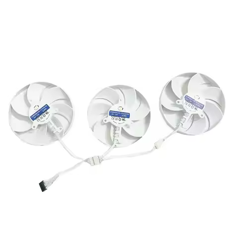 T129215BU CF1015U12D RTX4080 4090 GPU Fan for Asus Rog Strix GeForce RTX 4080 RTX 4090 White OC Vers