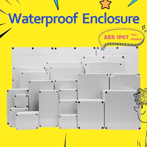 F-type ABS new material Ip67 waterproof junction box Plastic housing Ip67 Outdoor electronic safe mo